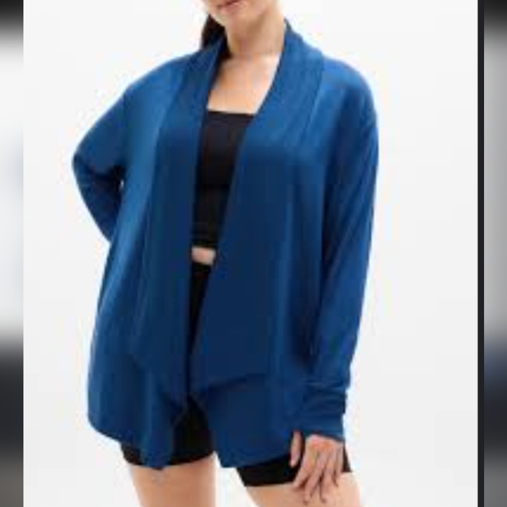 Athleta Women's Deep Blue Cardigan